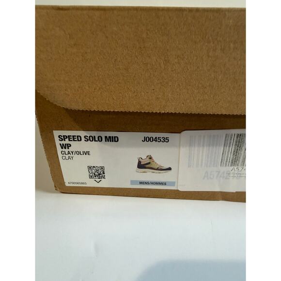 Merrell Speed Solo Mid Hiking Outdoor Boots Men BROWN/CLAY Size 8.5 NEW main image 11
